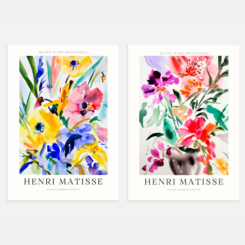 Matisse Floral Poster Set of 2