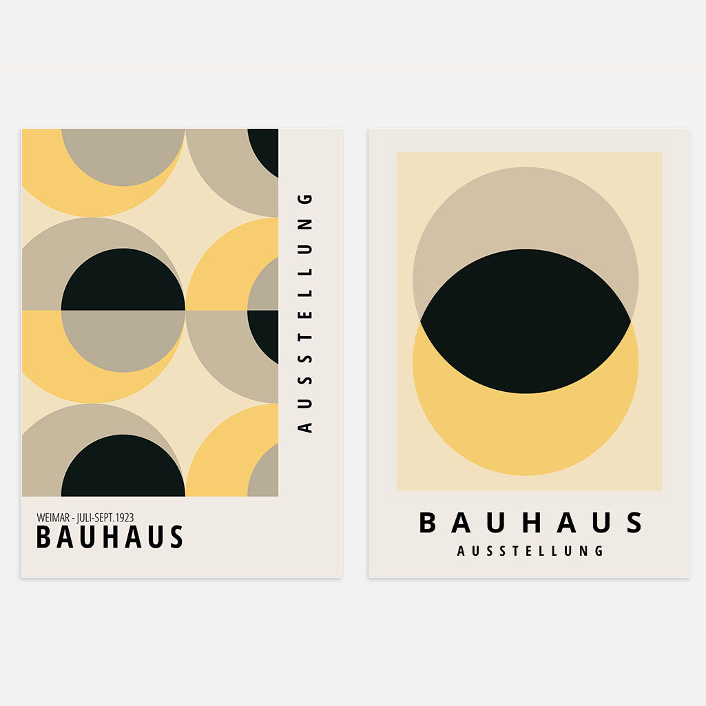 Bauhaus Jaune – Lot de 2 affiches