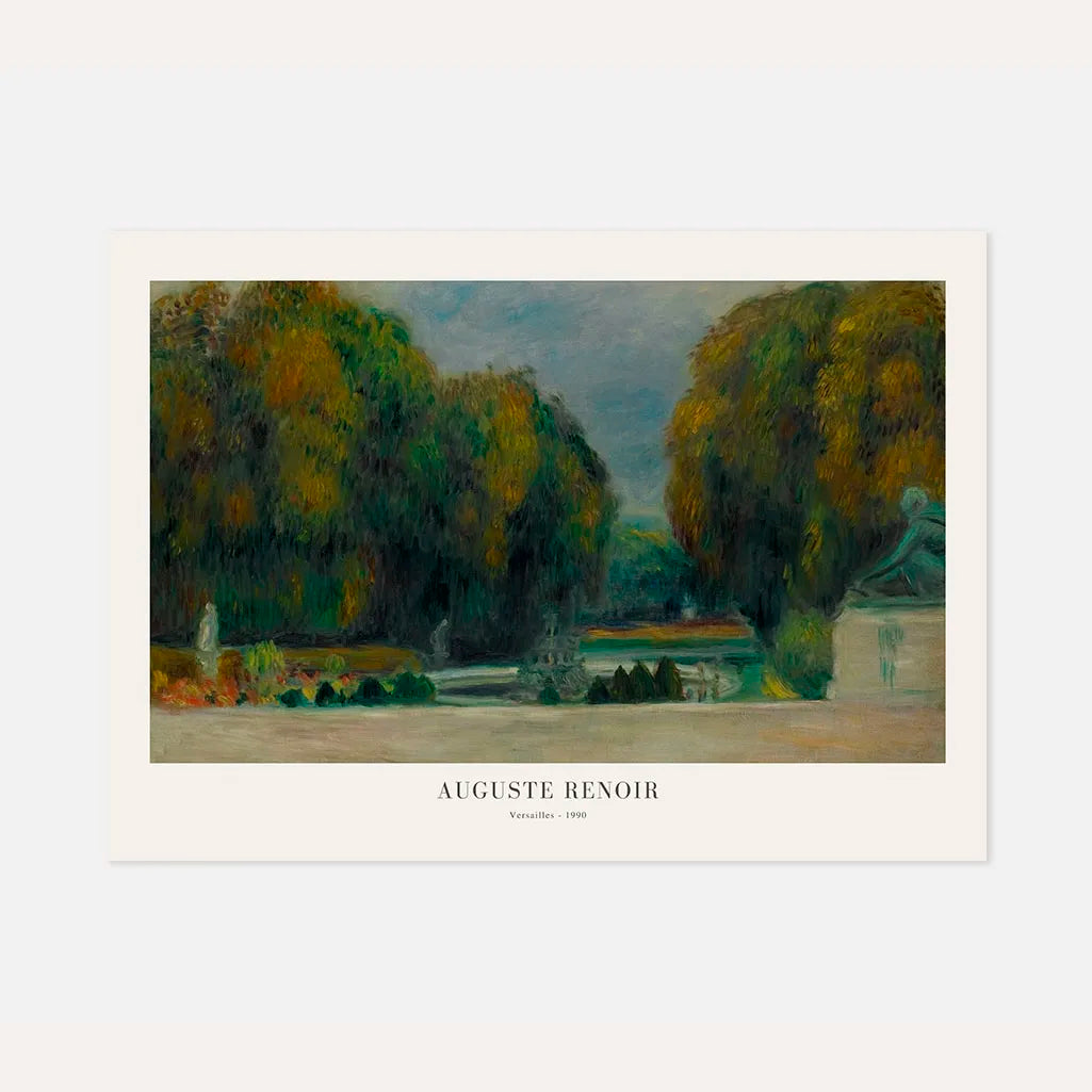 Auguste Renoir Versailles Park Poster