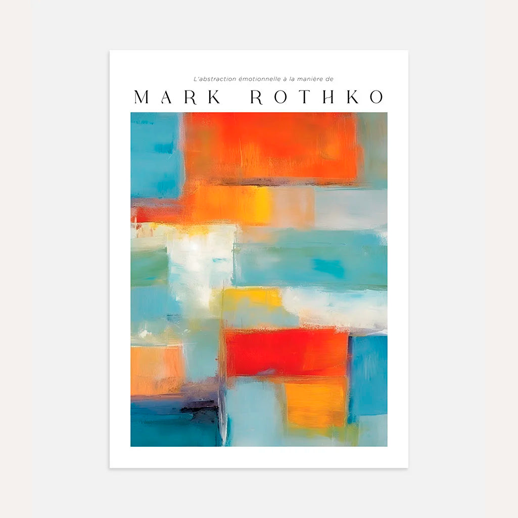 Rothko Color Balance Poster