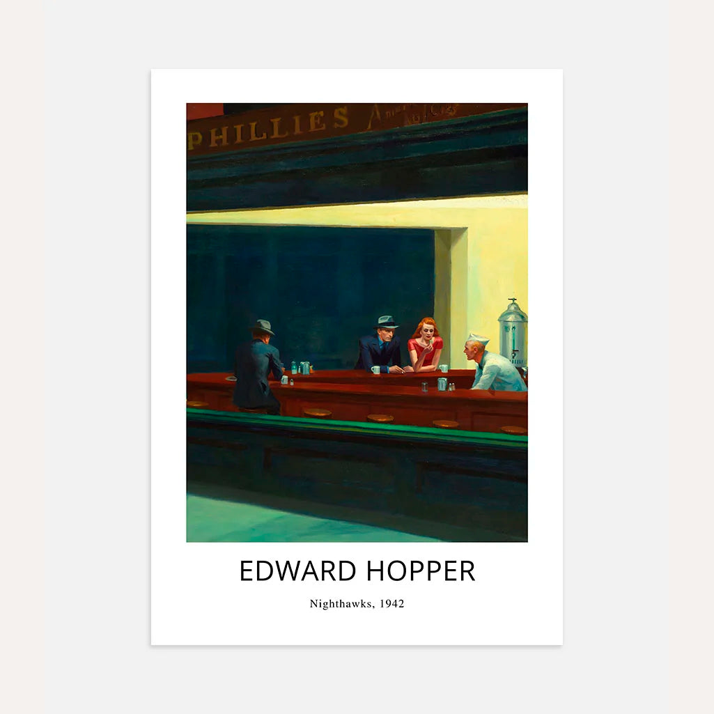 Edward Hopper Nighthawks 1942 Poster
