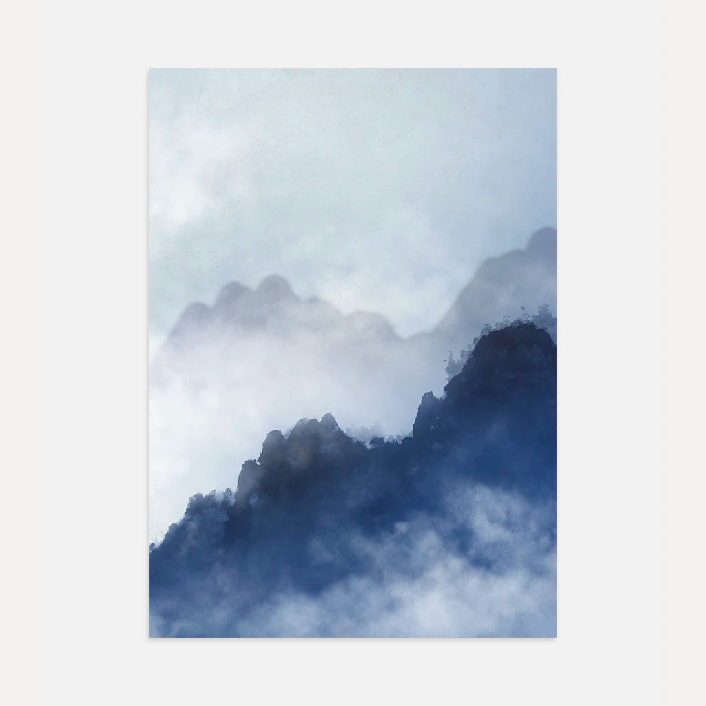 Blue Mountain Mists Poster