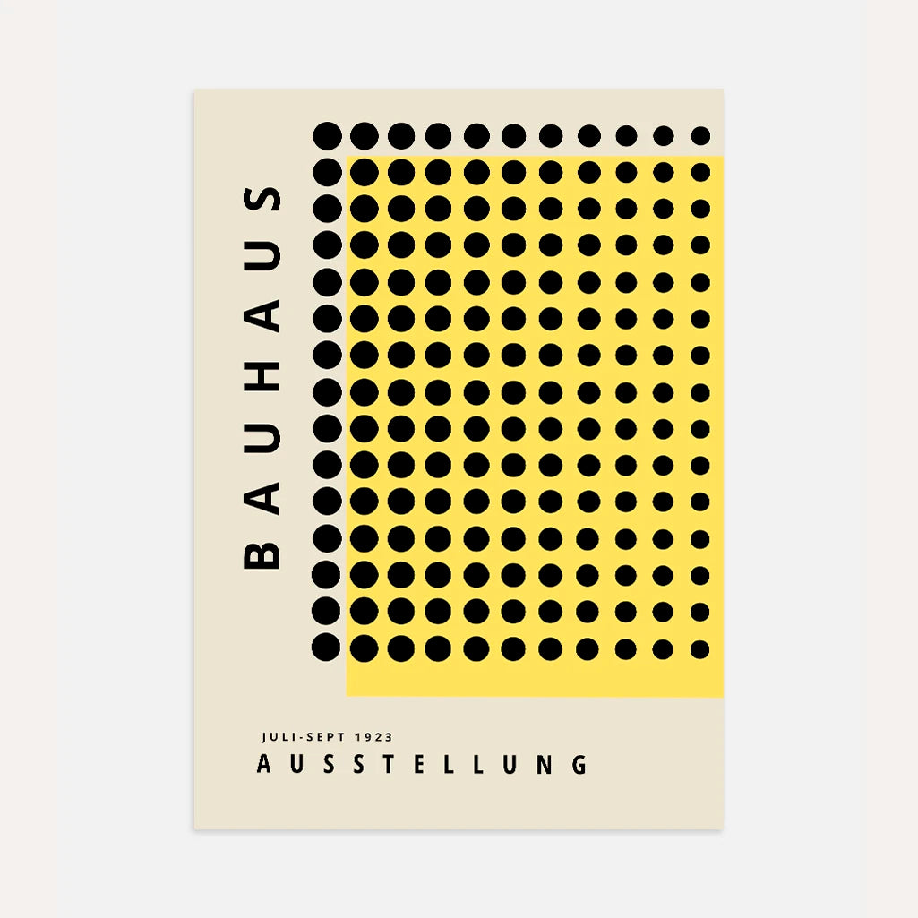 Bauhaus Jaune Précision Affiche