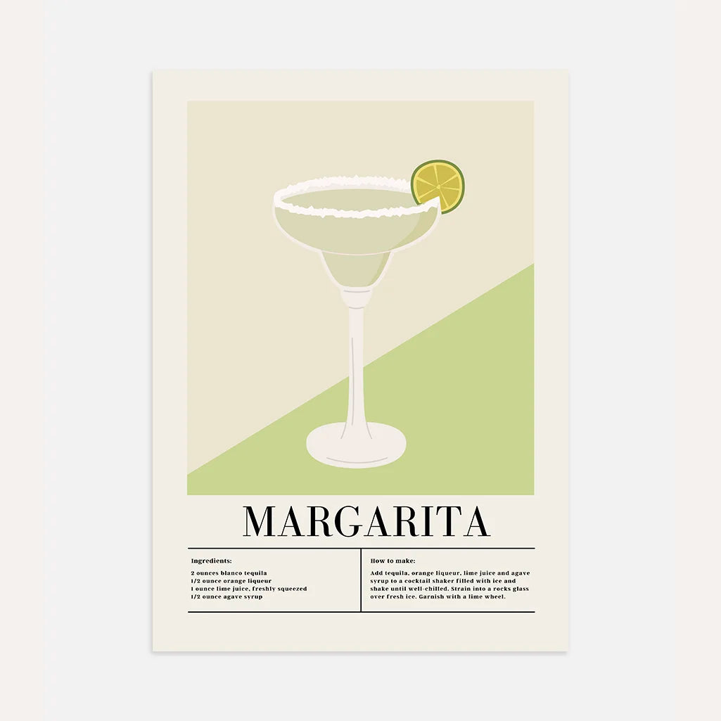 Affiche Cocktail Margarita