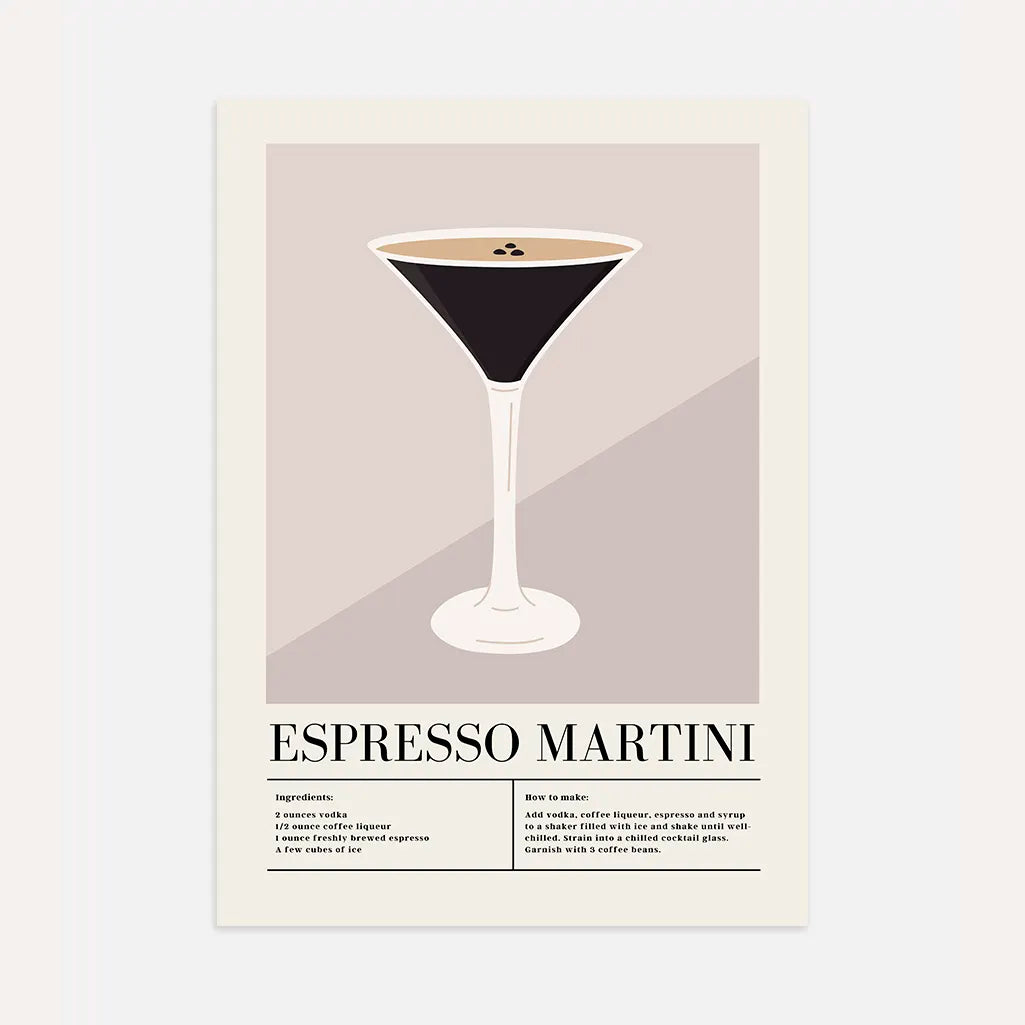 Affiche Espresso Martini
