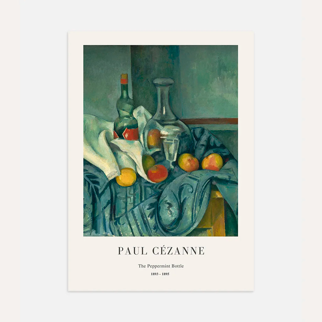 Paul Cézanne The Peppermint Bottle Poster