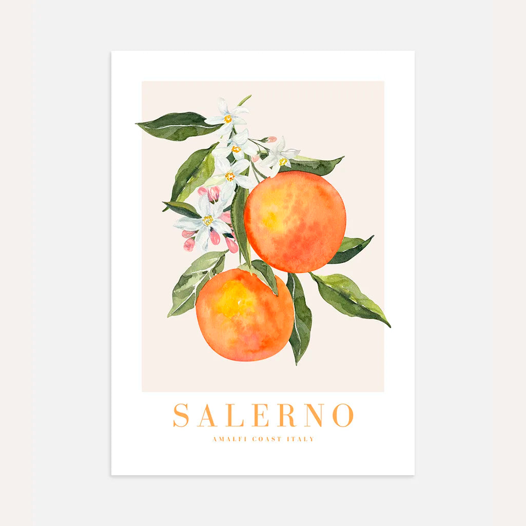 Affiche Agrumes Salerno
