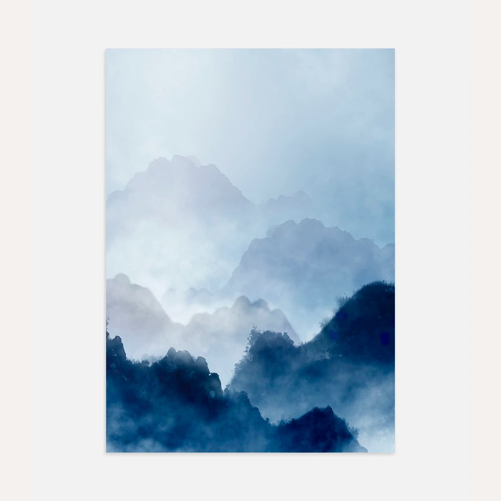 Blue Mountain Mist Poster