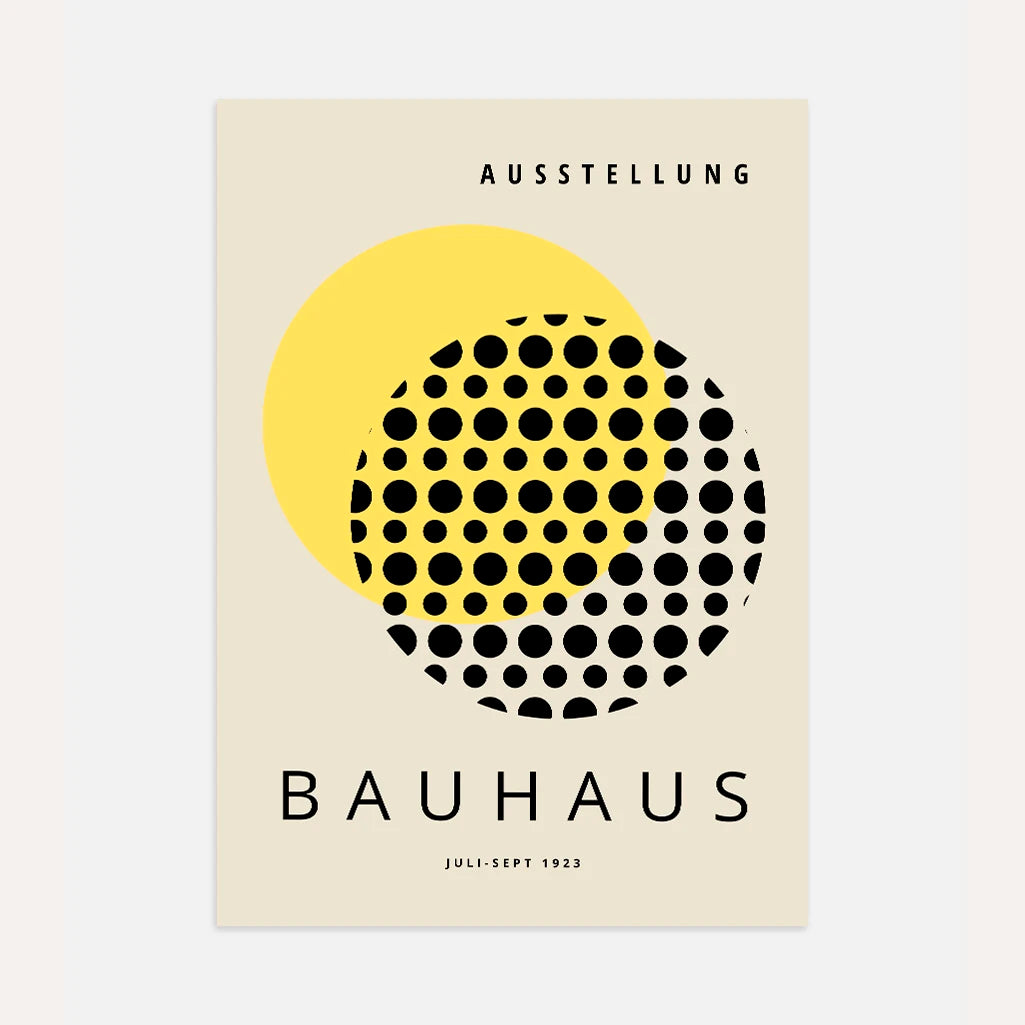 Bauhaus Soleil Jaune Affiche