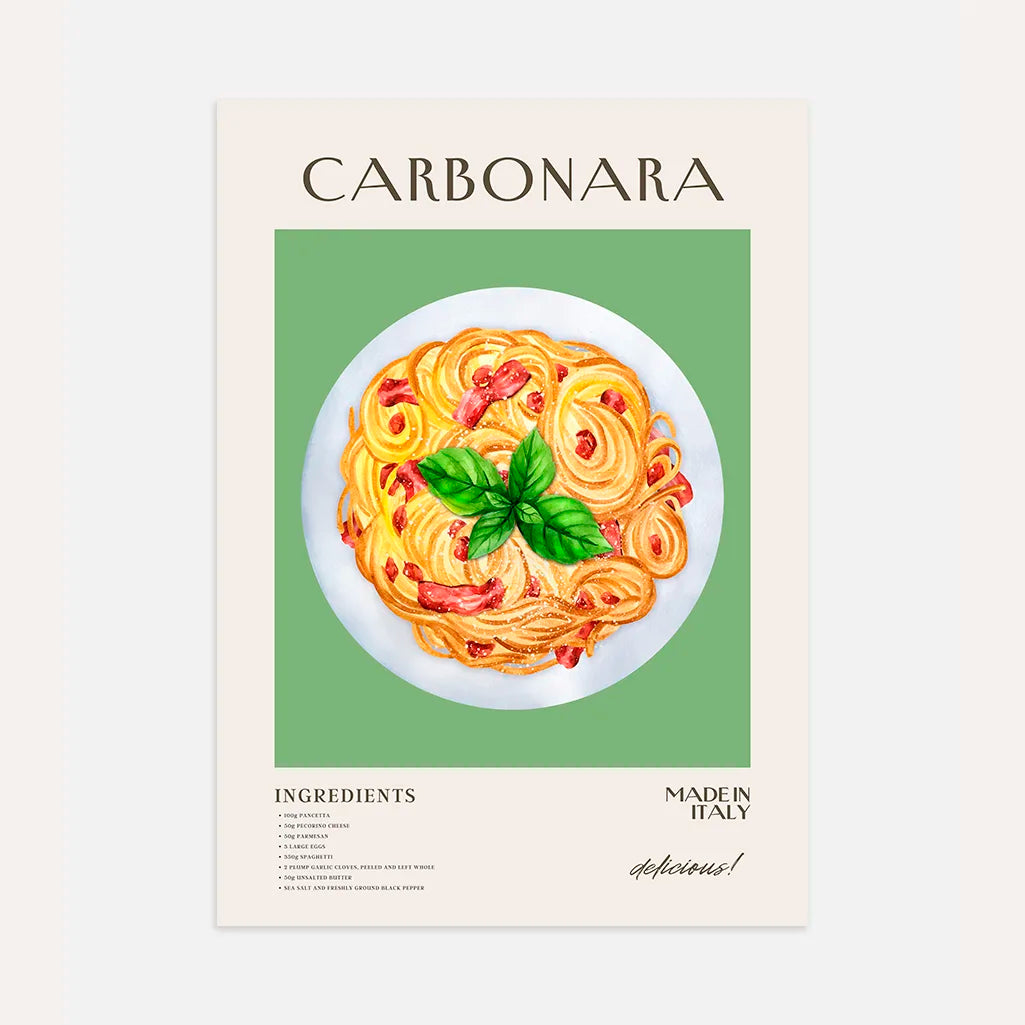 Carbonara Poster