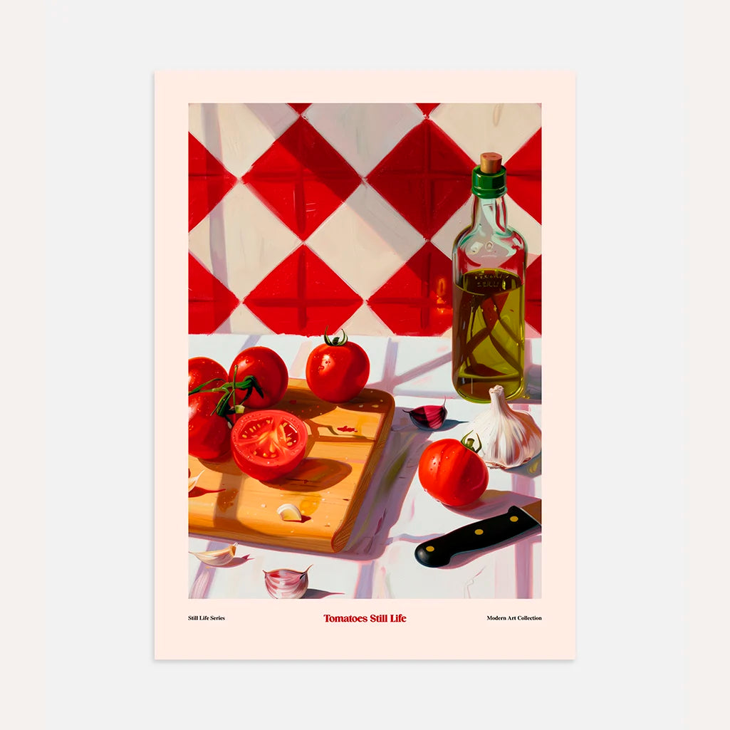 Tomato Still Life Poster