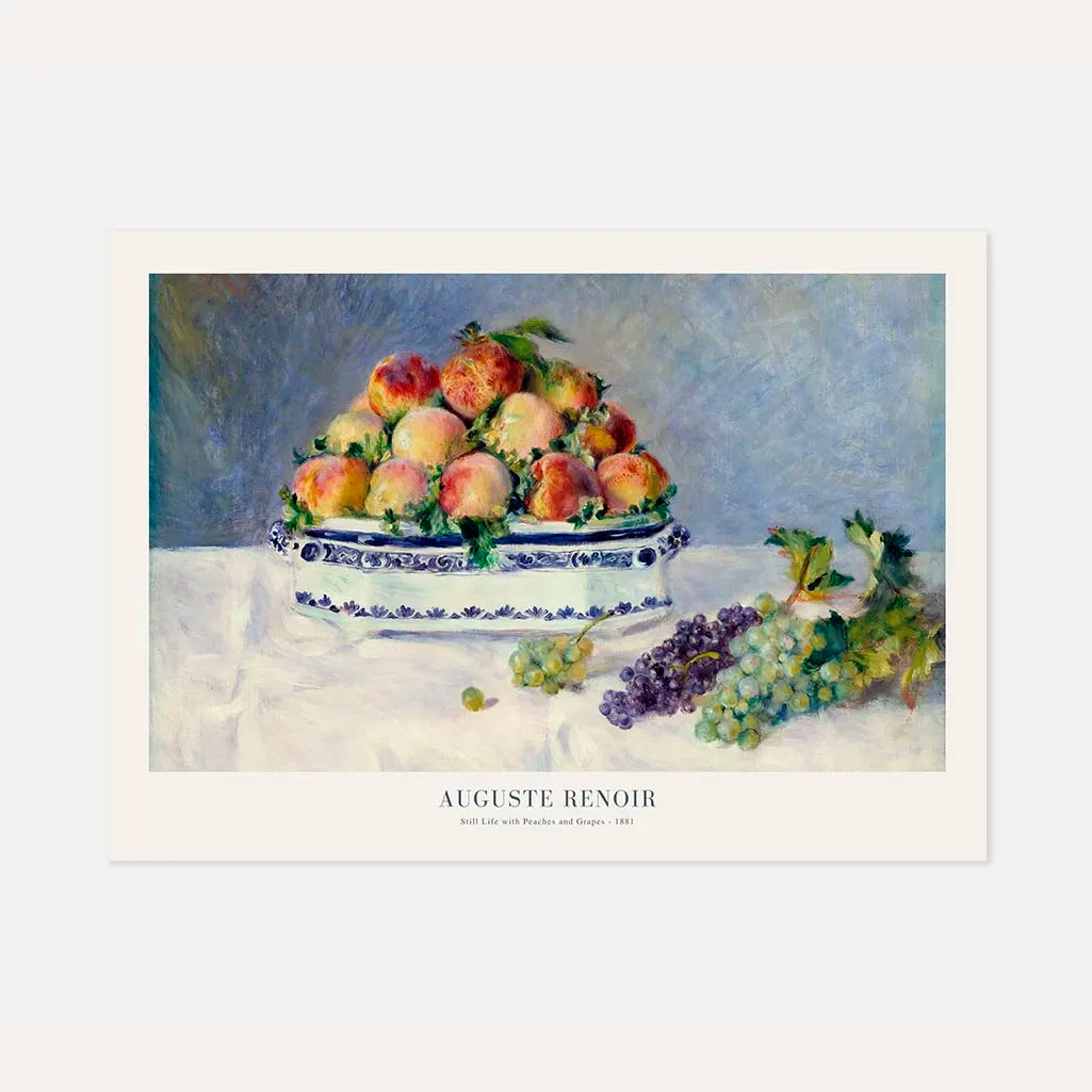Auguste Renoir Peaches and Grapes Poster