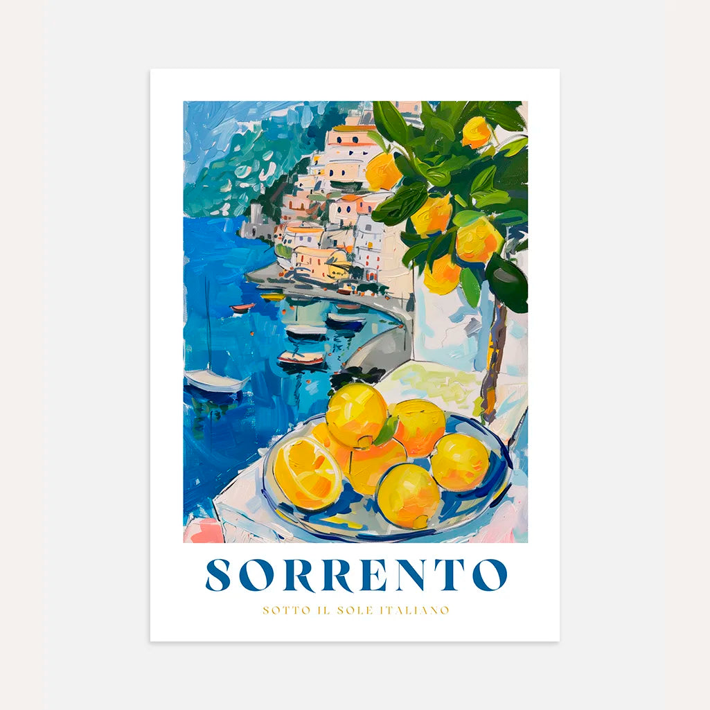 Sorrento Coast Lemon Poster