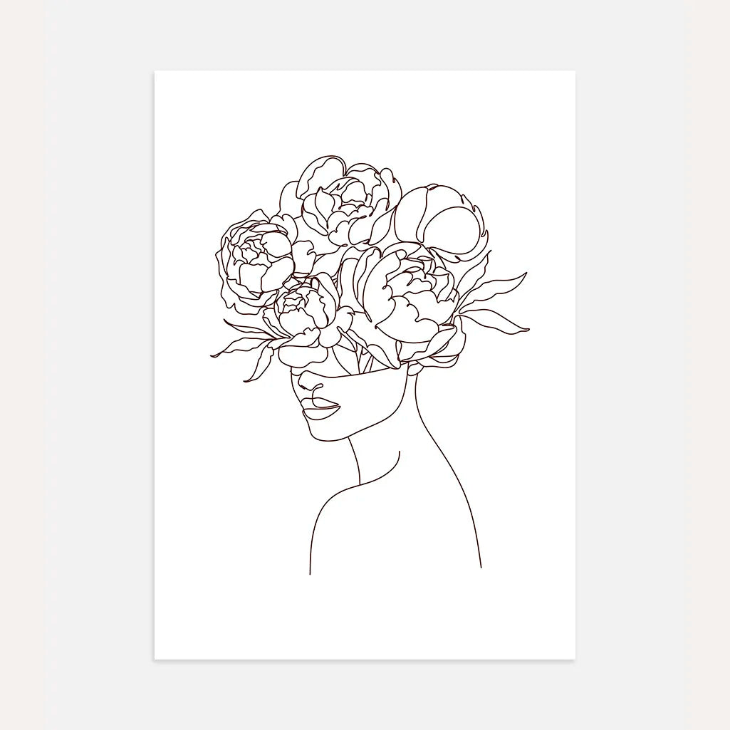 Affiche – Pensée florale