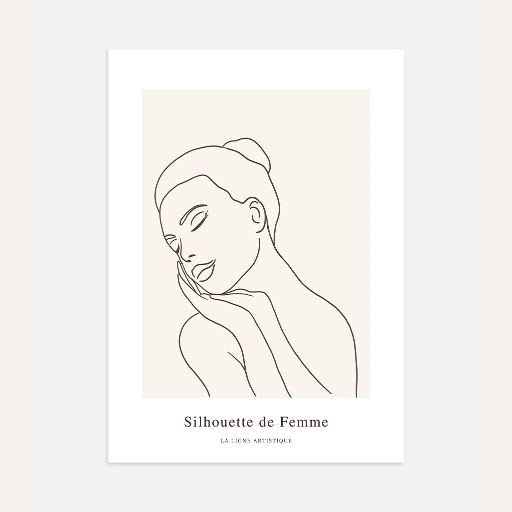 Affiche – Femme apaisée