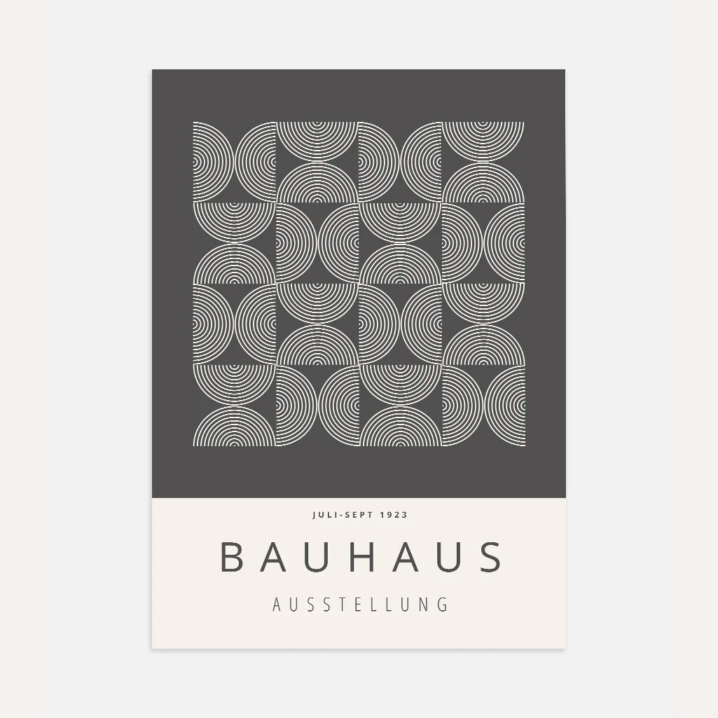 Bauhaus Blanc Affiche