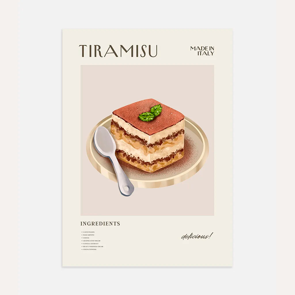 Tiramisu Classic Poster
