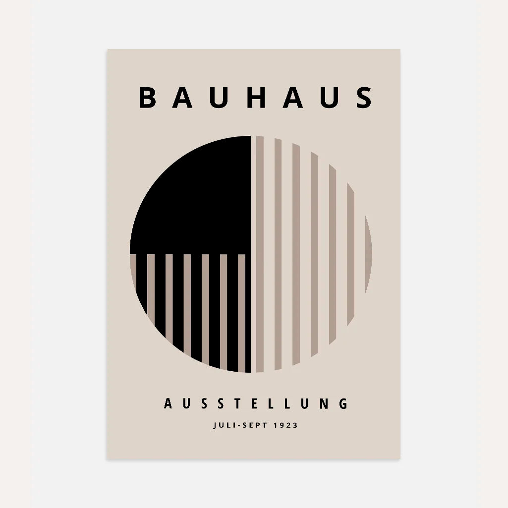 Bauhaus Cercle Affiche