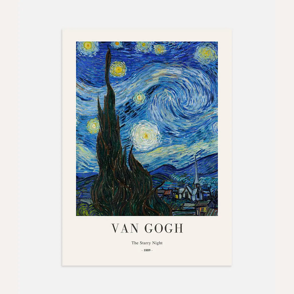 Affiche Vincent van Gogh – La Nuit étoilée