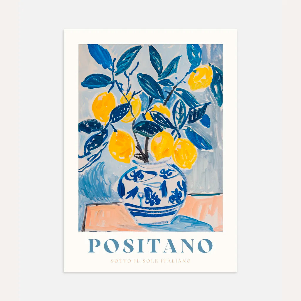 Affiche Citron Positano