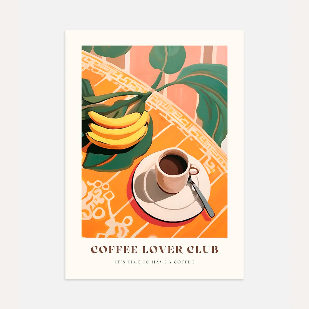 Coffee & Bananas Poster