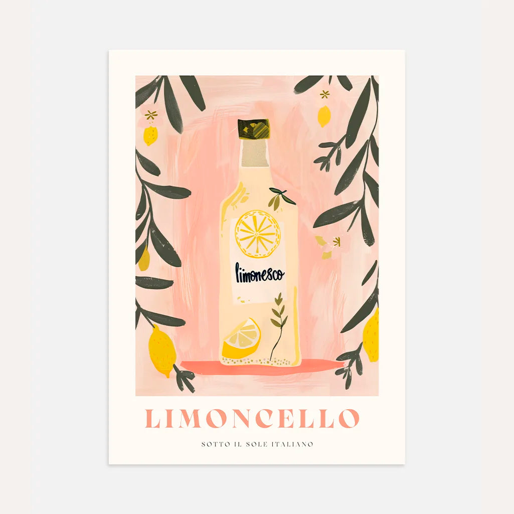 Affiche Limoncello Méditerranée