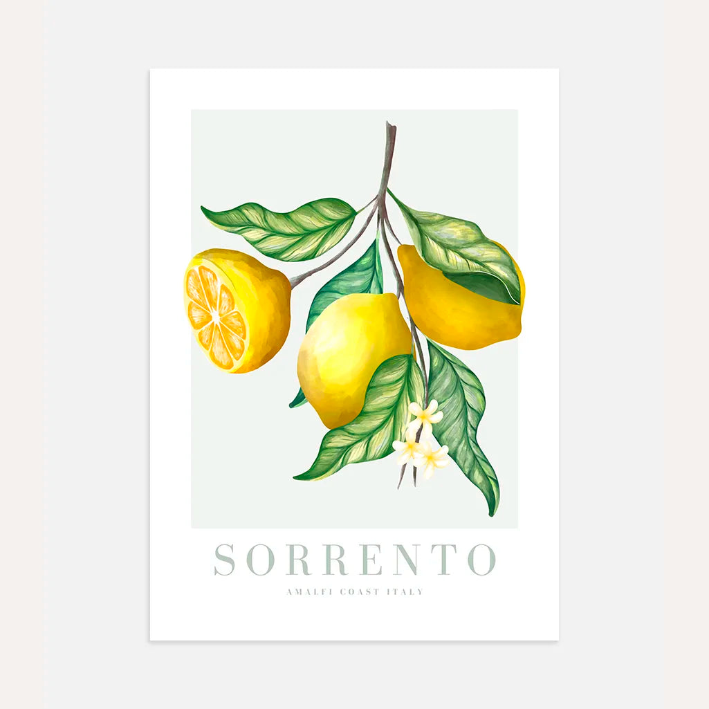 Affiche Citrons Sorrento