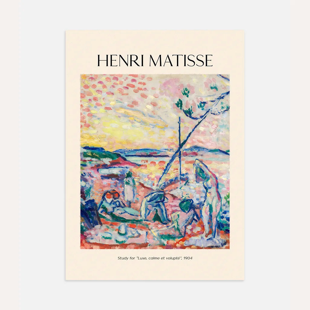 Henri Matisse Study for Luxe Poster