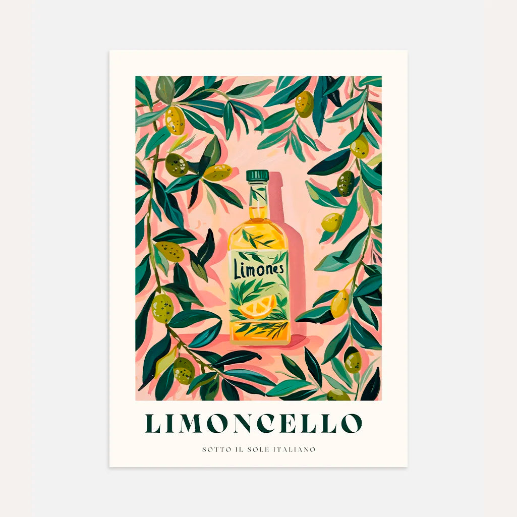 Affiche Illustration Limoncello