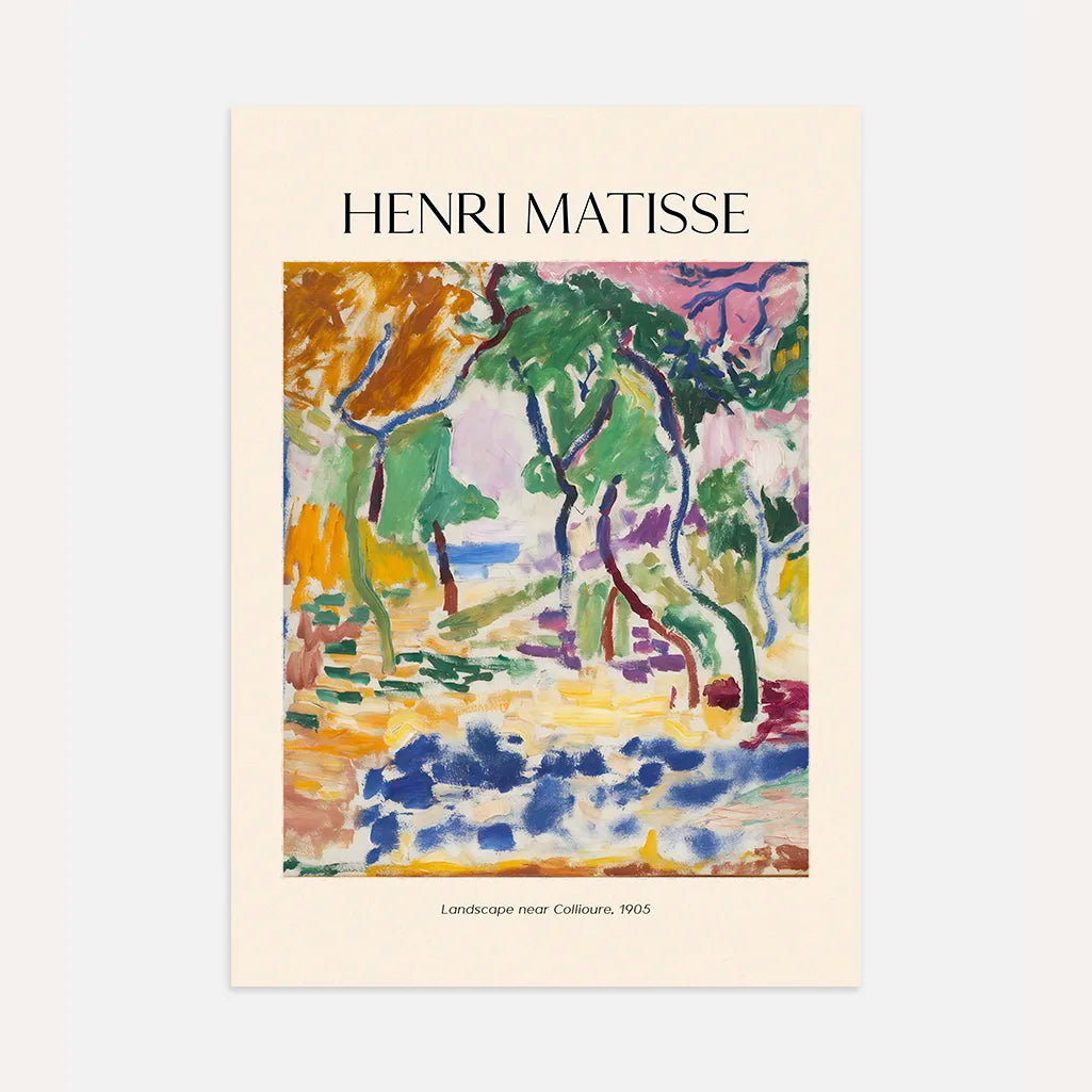 Henri Matisse Landscape near Collioure Poster