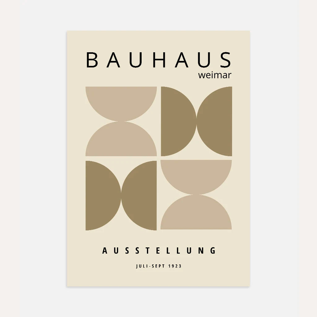 Affiche Bauhaus Sablier