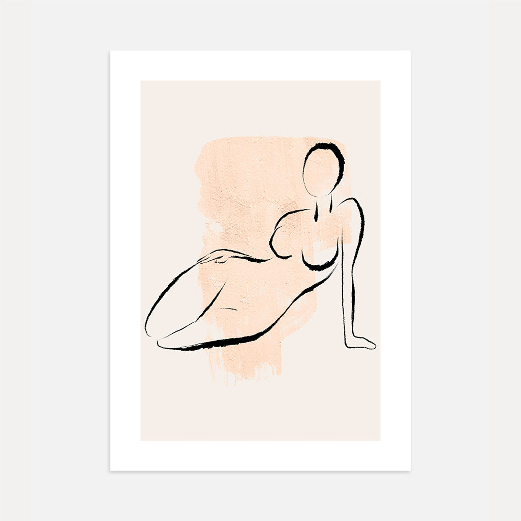 Affiche – Forme féminine en ligne