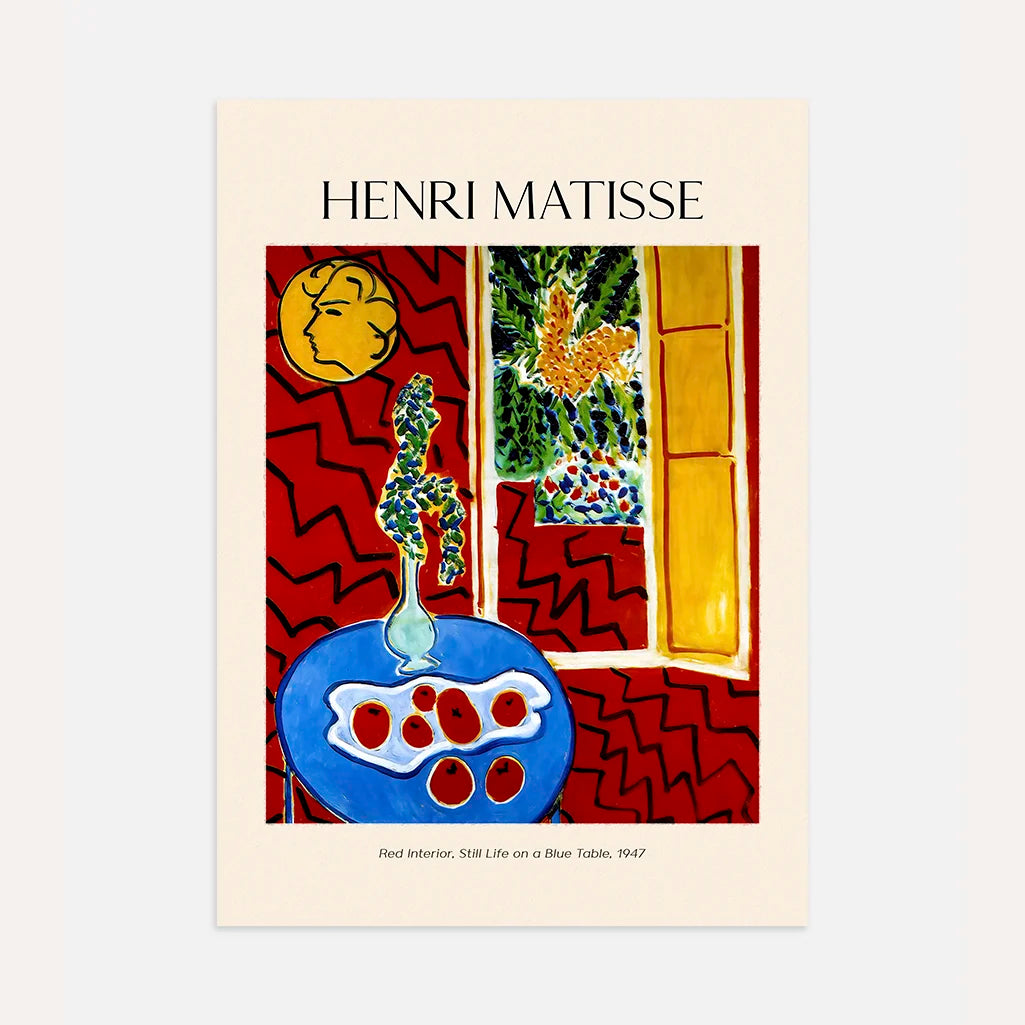 Henri Matisse Red Interior Poster
