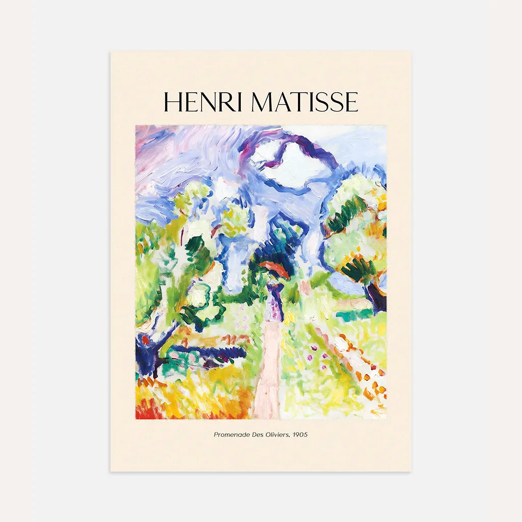 Henri Matisse Promenade des Oliviers Poster