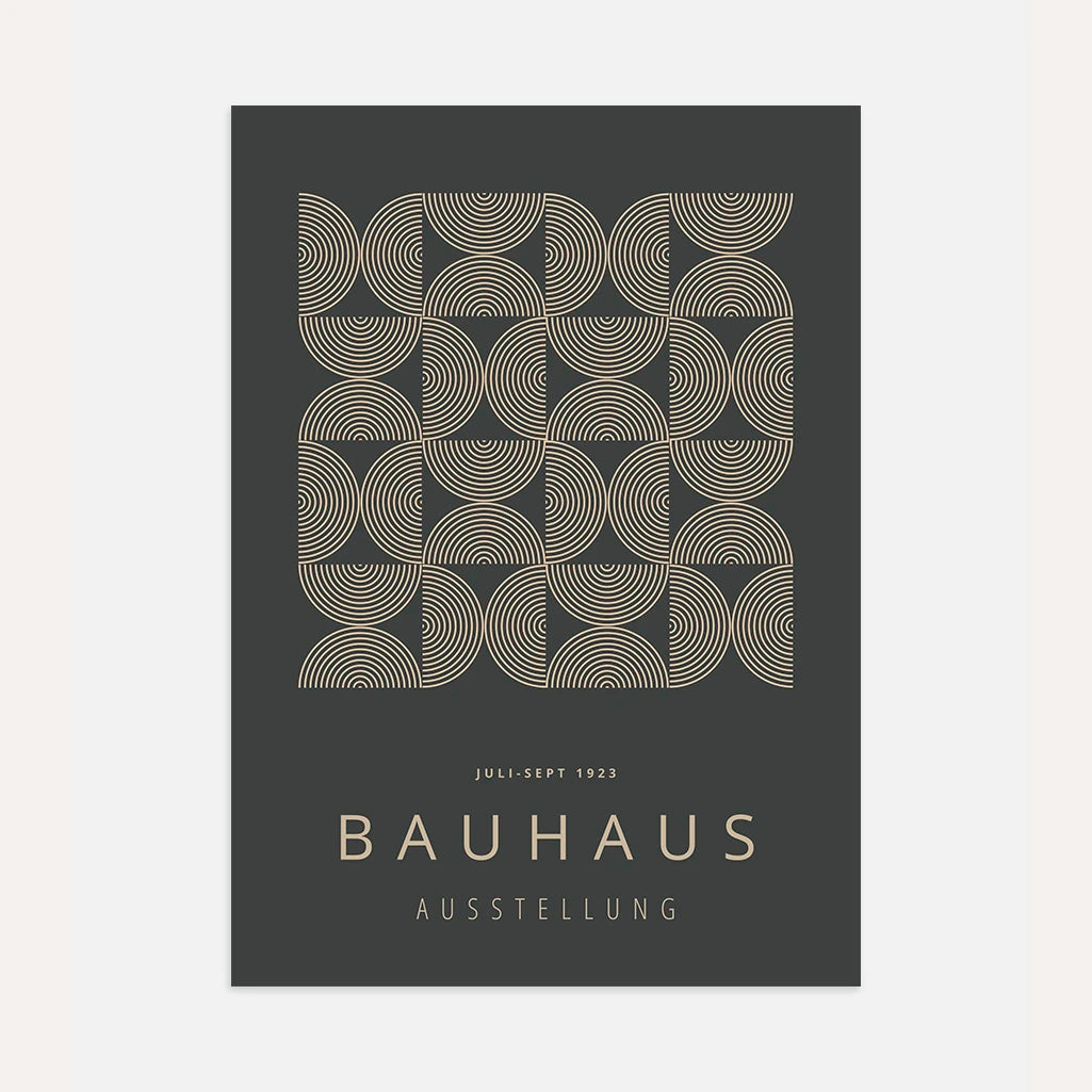 Bauhaus Lignes Affiche