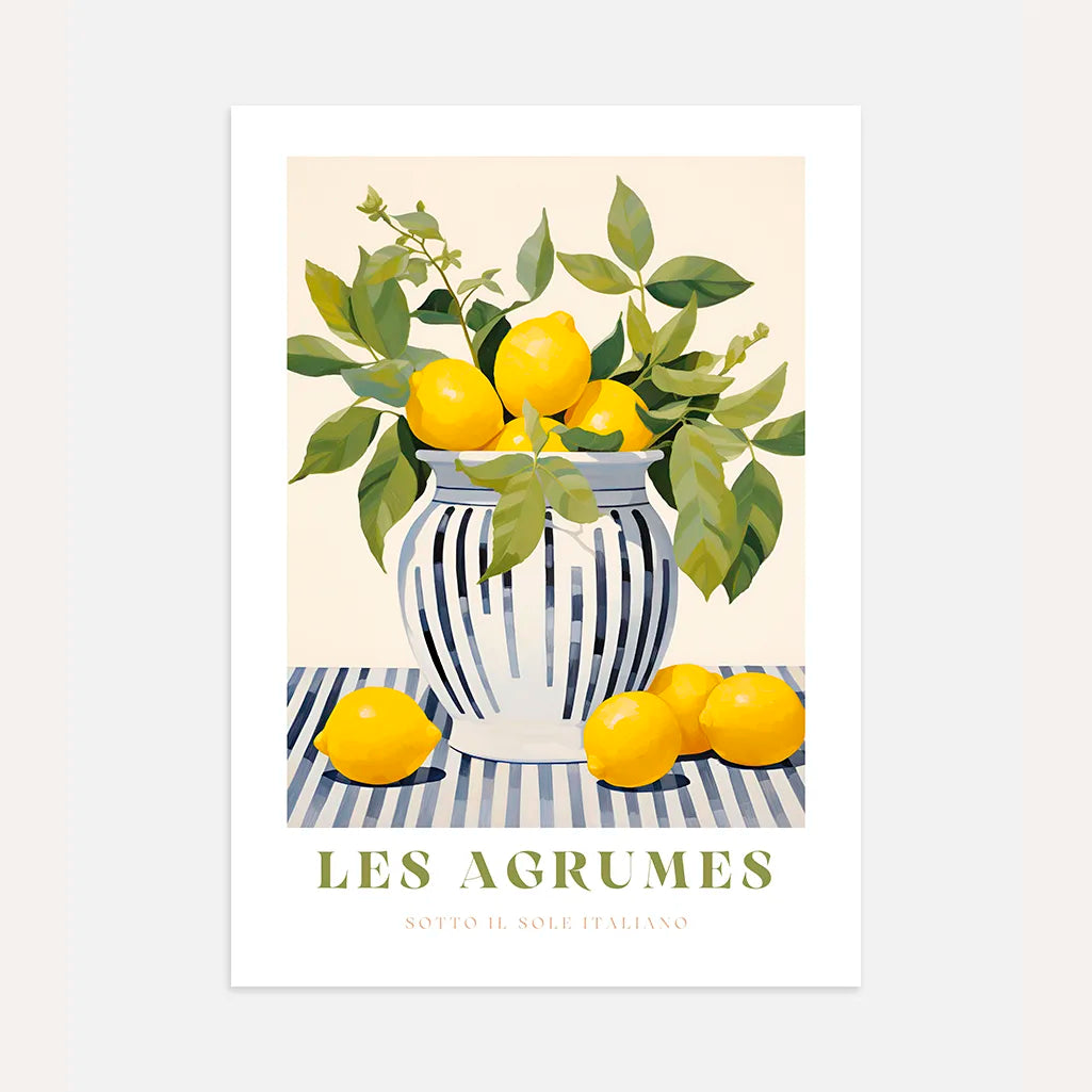 Affiche Vase de Citrons