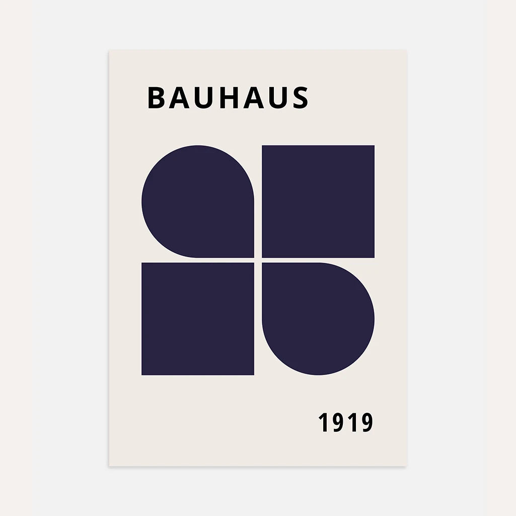 Bauhaus 1919 Classic Minimalism Poster