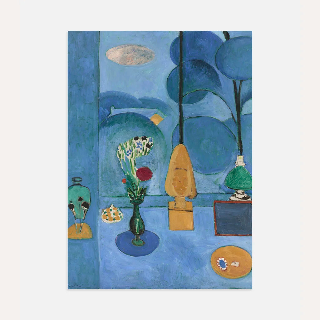 Matisse Blue Window Poster