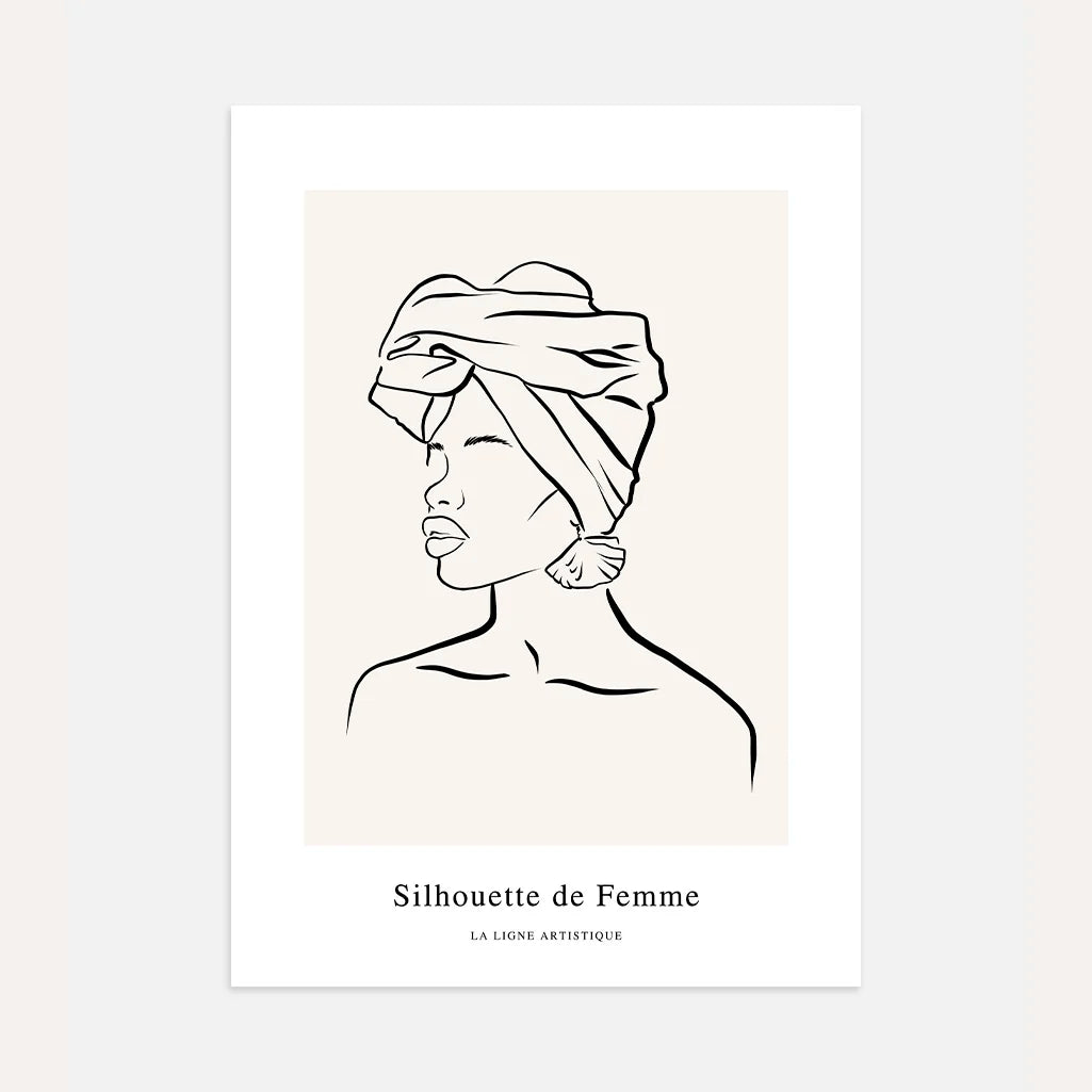 Affiche – Femme au turban