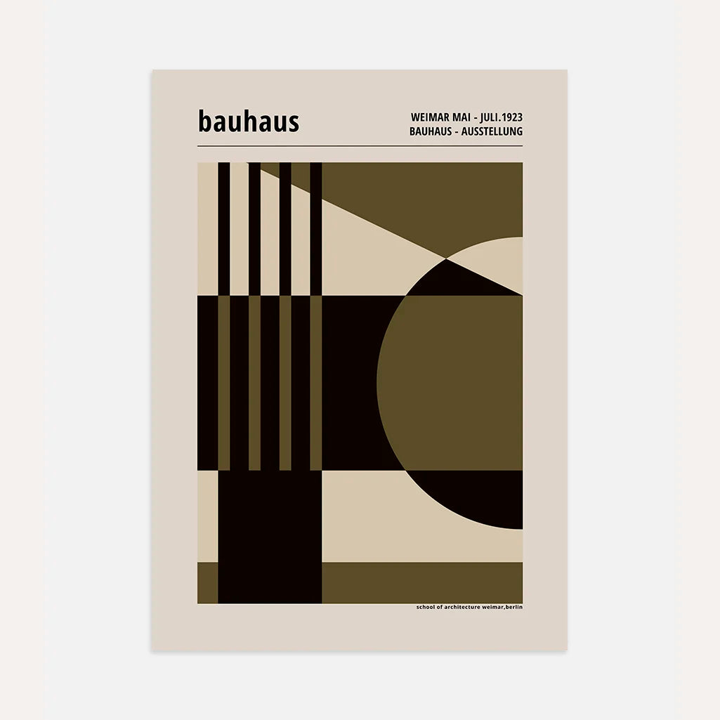 Bauhaus Architecturale Affiche