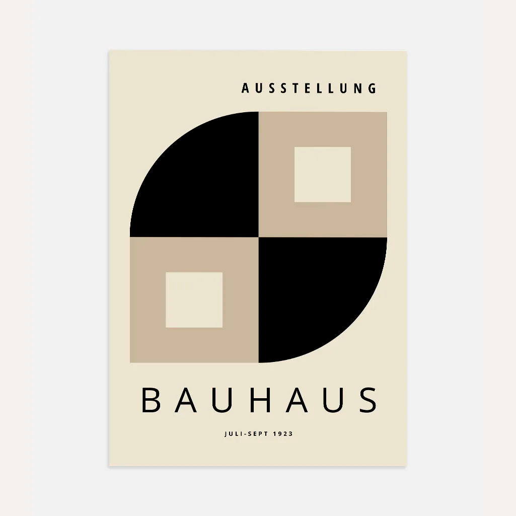 Affiche Bauhaus Figures Modernistes