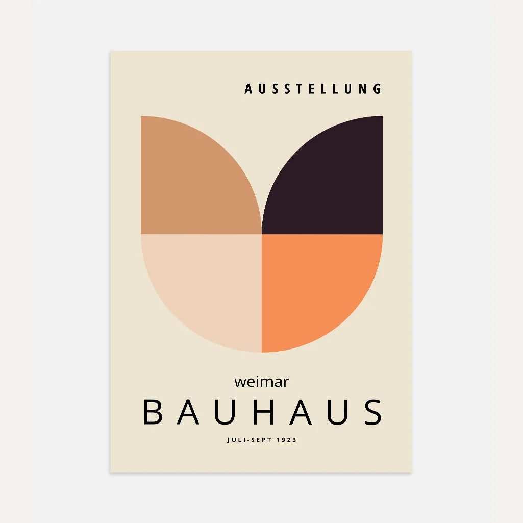 Bauhaus Abstraction Weimar Affiche