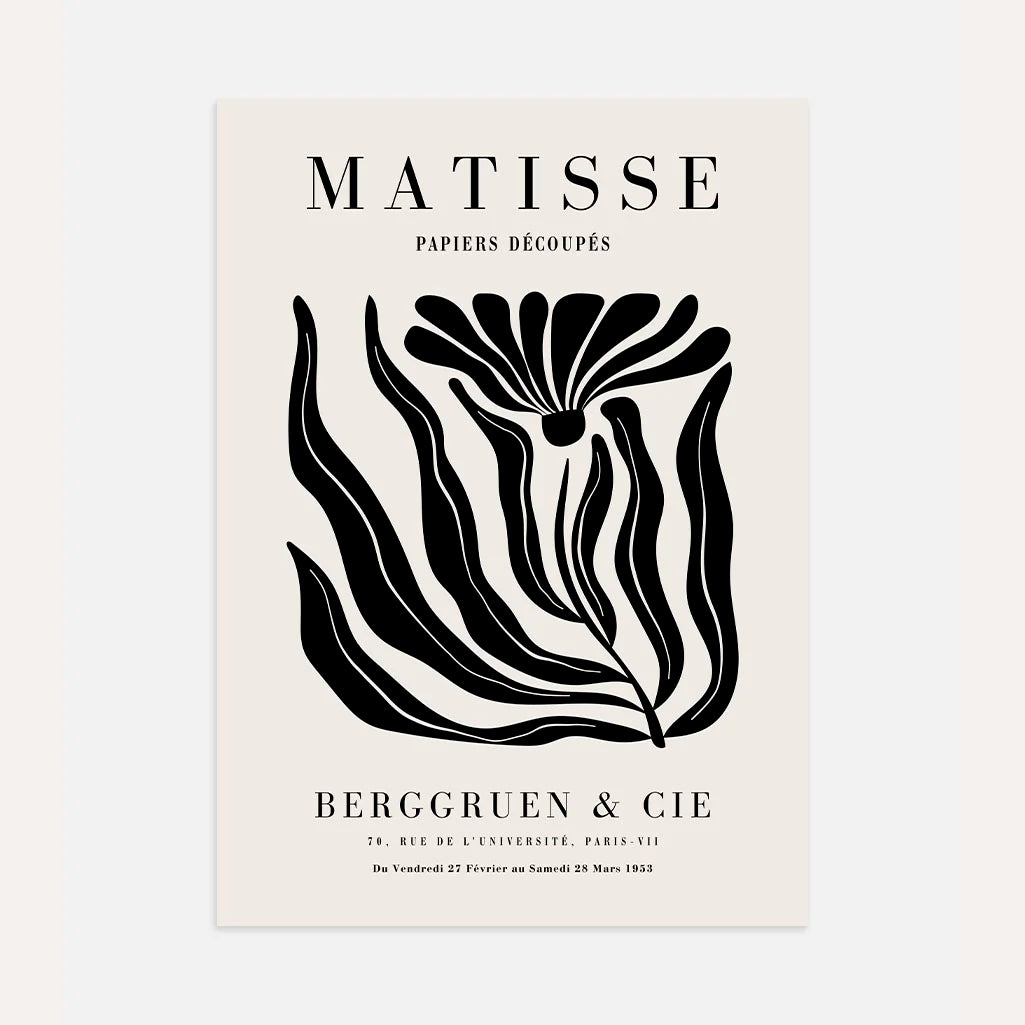 Henri Matisse – Affiche Fleur Noire