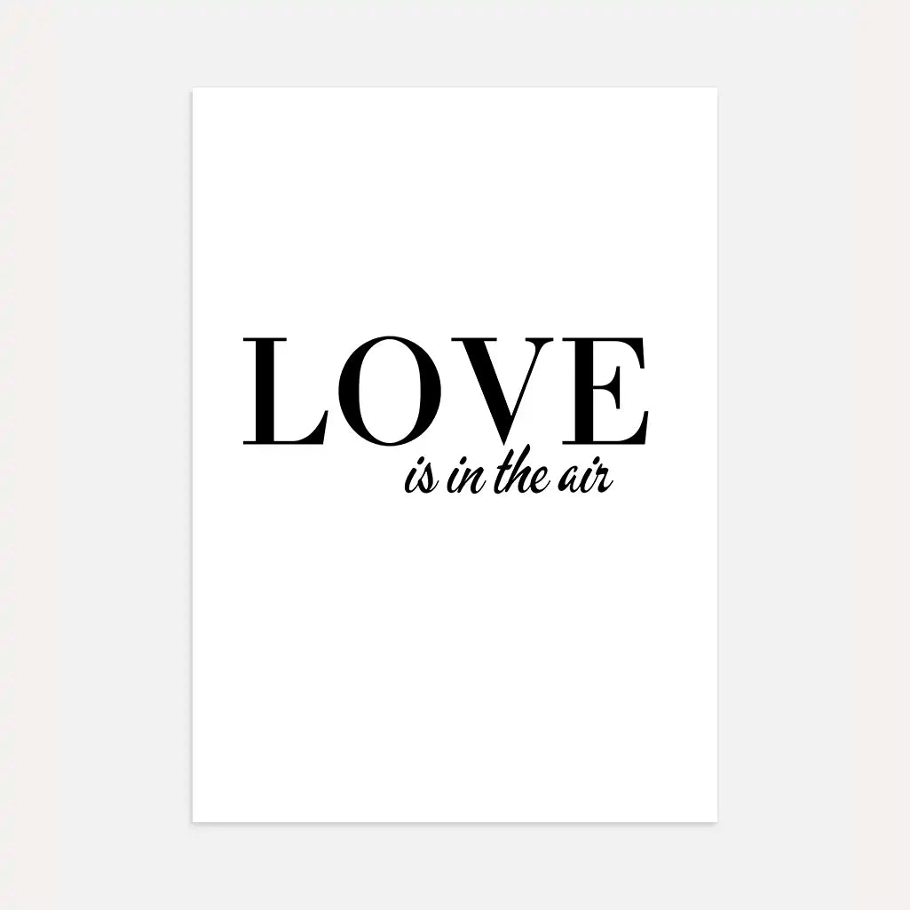 Love Is In The Air Poster
