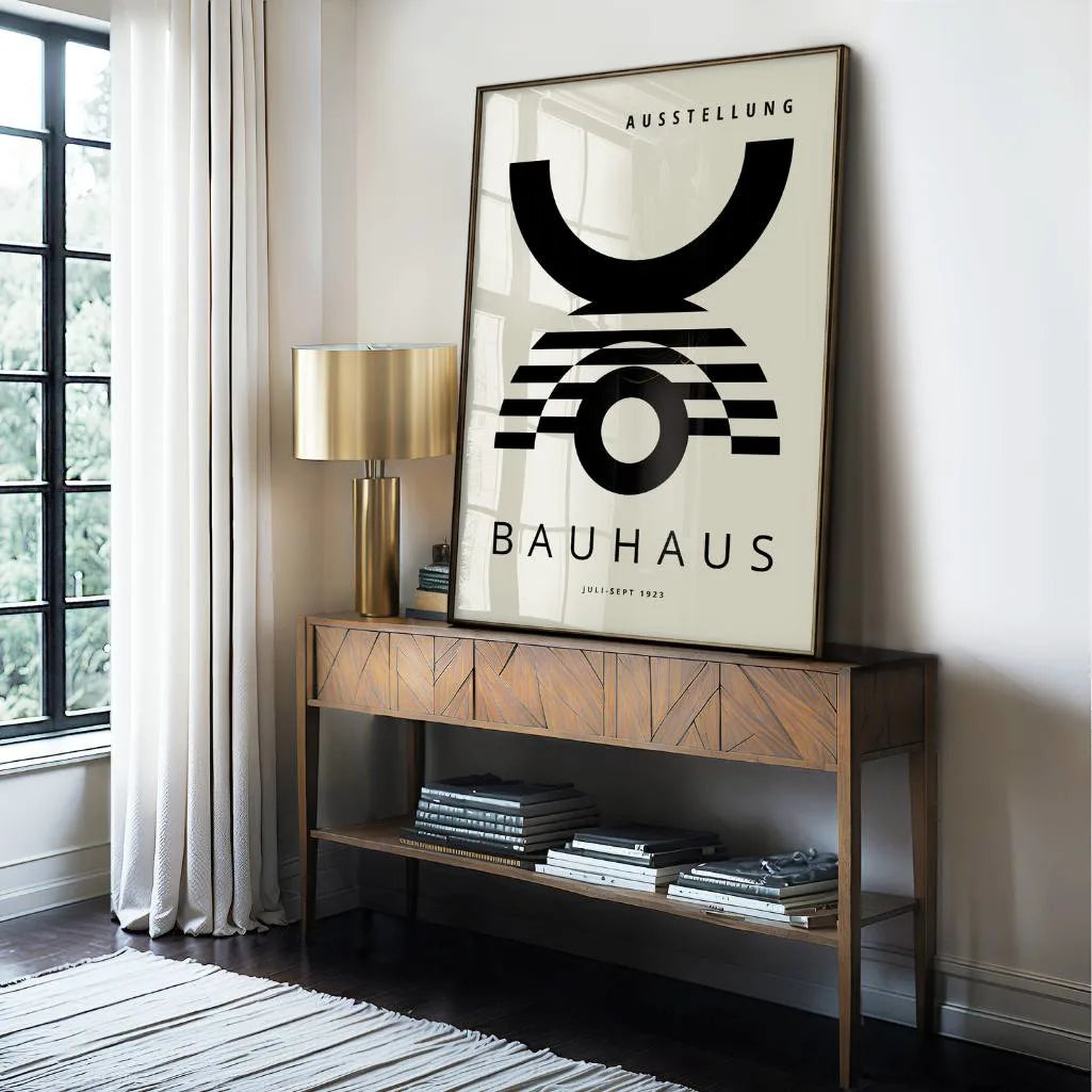 Affiche Bauhaus Formes Géométriques