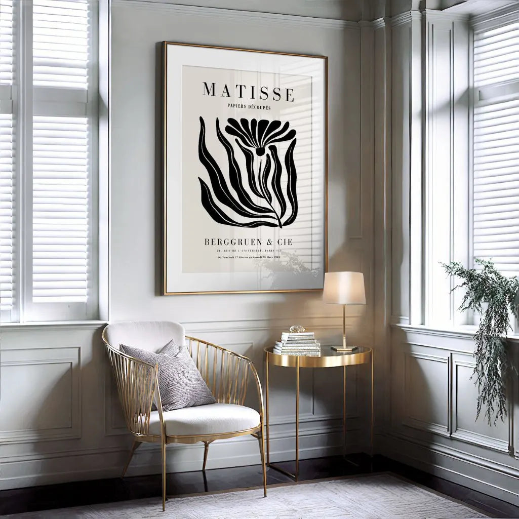 Henri Matisse – Affiche Fleur Noire