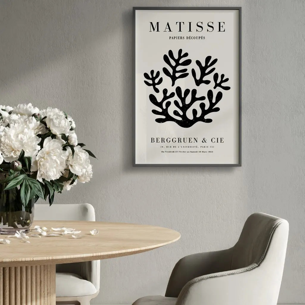 Henri Matisse – Affiche Coraux Noirs