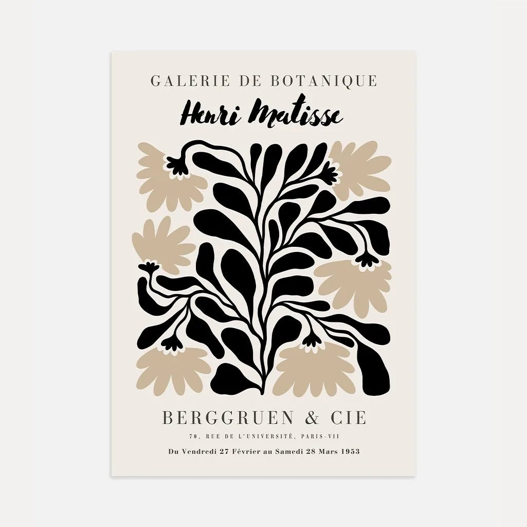 Henri Matisse – Affiche Florale Découpée