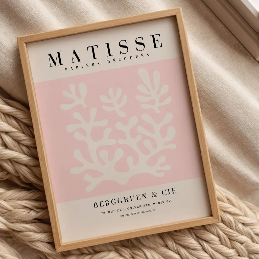 Matisse Pink Form Poster