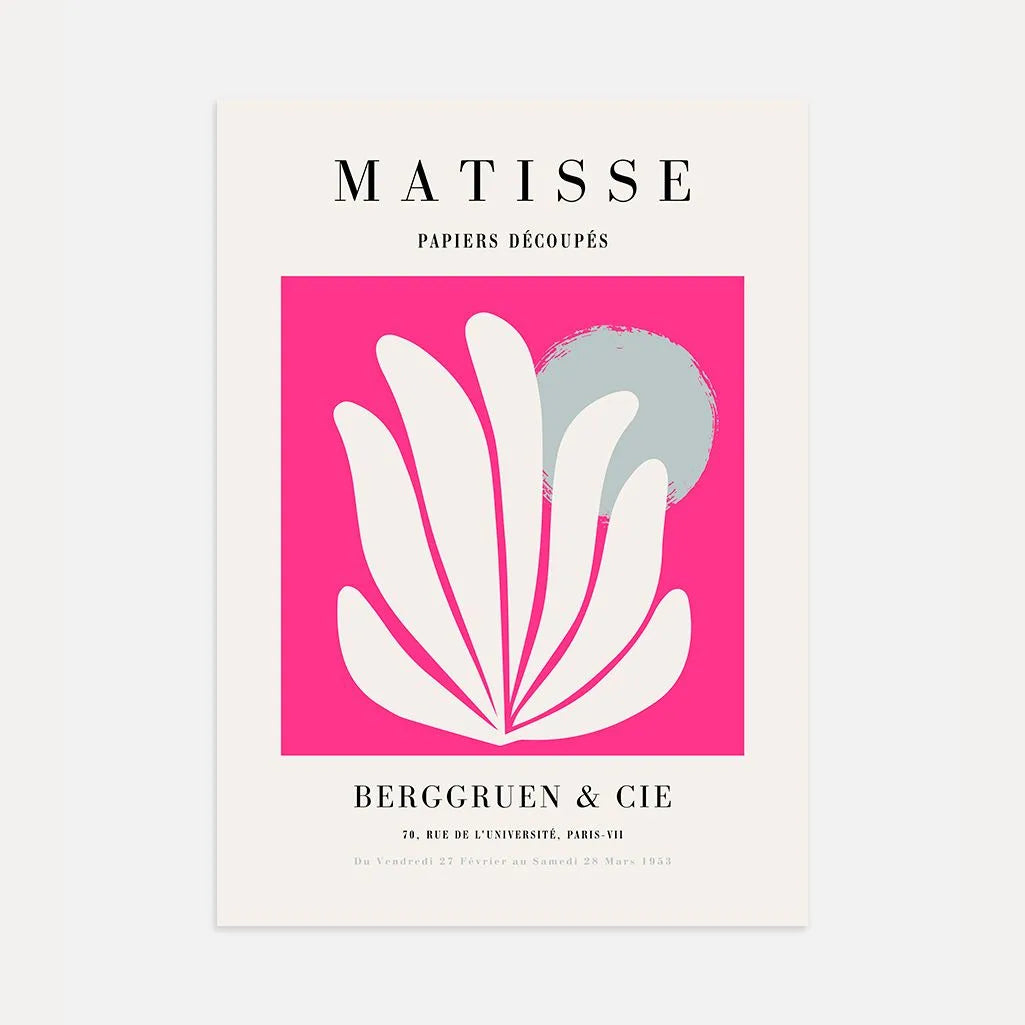 Matisse Fuchsia Form Poster